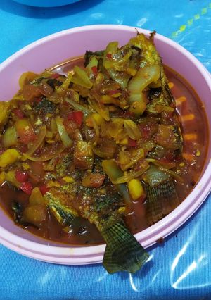 Foto resep Ikan Mujaer Asam manis