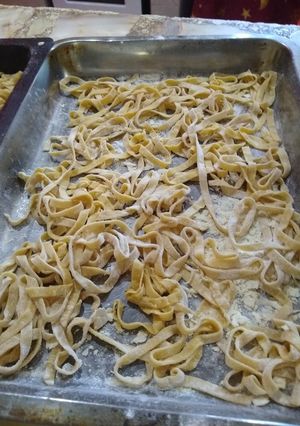 Una foto de Fideos caseros
