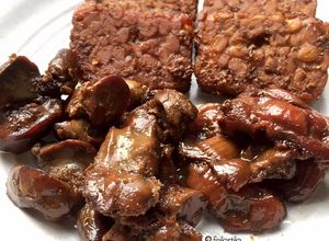 Foto resep Ati Ampela dan Tempe Bacem