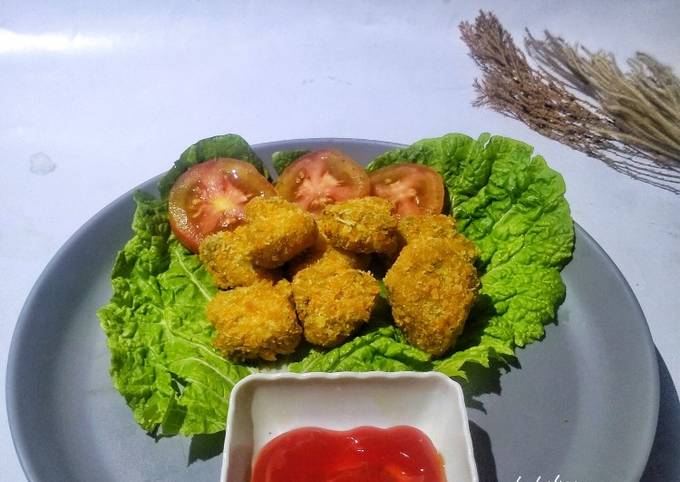 Ini dia! Bagaimana cara bikin Nugget bayam wortel yang lezat