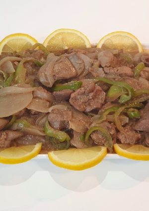 صورة لوصفة كبدة الدجاج مع الخضار