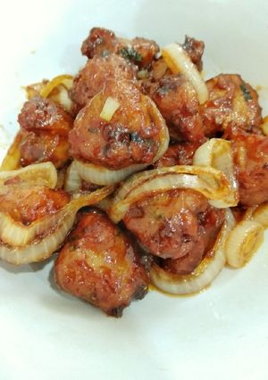 Foto resep Bakso Ayam Saus Mentega