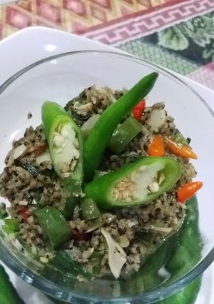 Foto resep 6. Oseng-oseng kupang cabe ijo