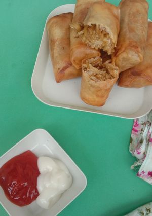 Foto resep Lumpia isi mie goreng lumer