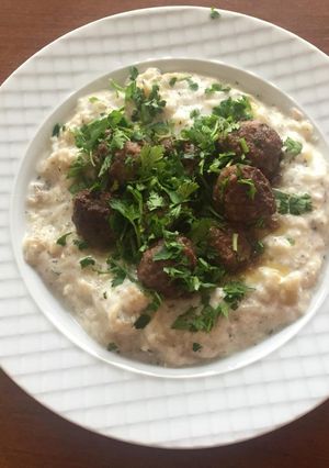 عکسی از دستور علی نازیک با کوفته ریزه (غذای ترکیه ای)