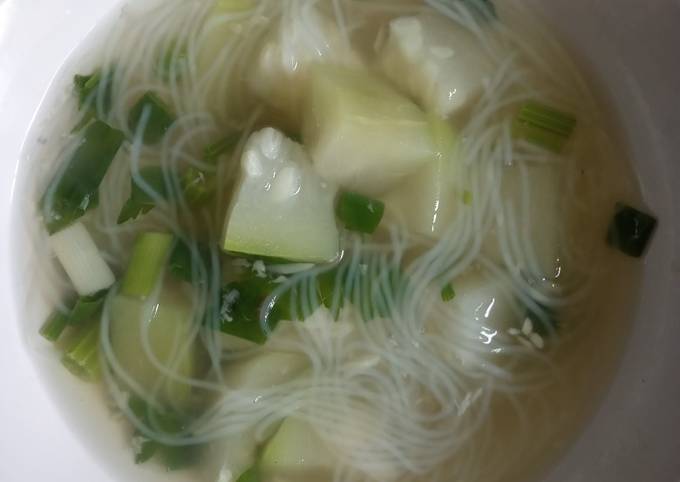 Resep Sayur Bening Labu Air Dan Soun Oleh Riftin Cookpad