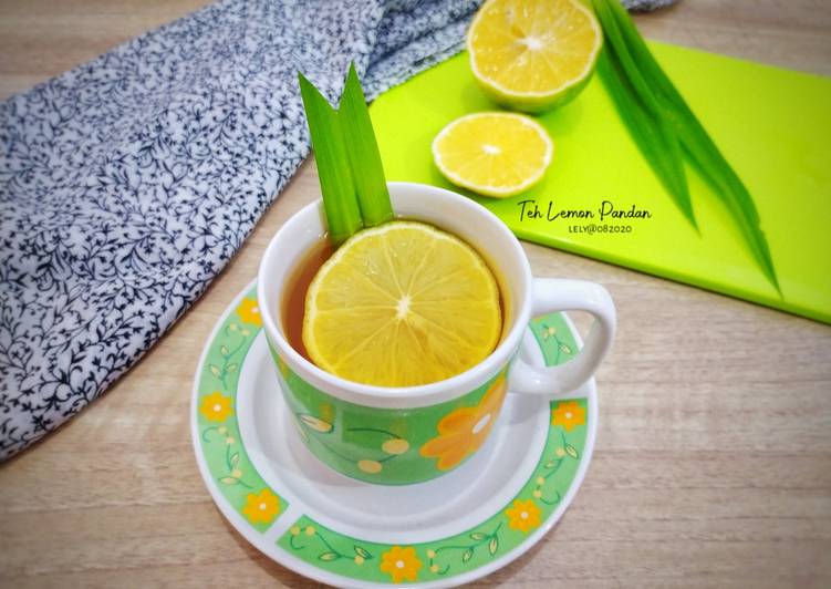 Cara Gampang Menyiapkan Teh Lemon Pandan, Bikin Ngiler