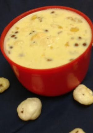 A picture of Makhana kheer.