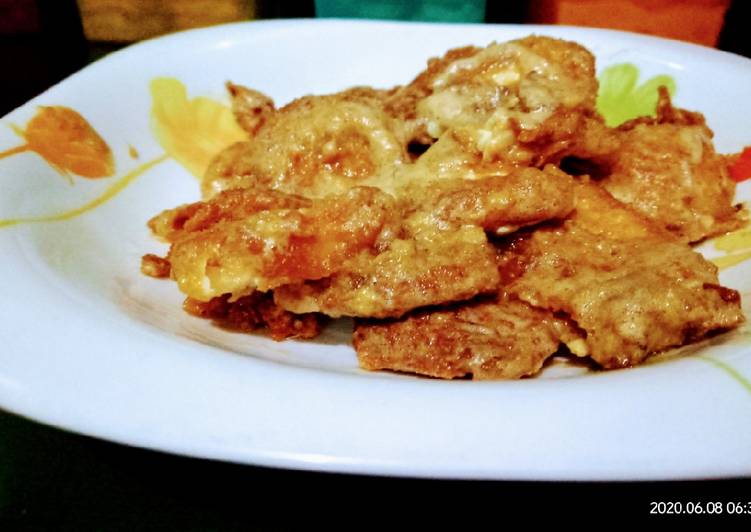 Salted Egg Tofu (tahu masak telur asin)