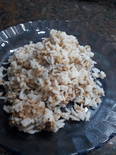 Una foto de Arroz con atún Grace