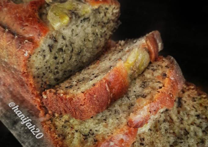 Resep Moist banana cake no mixer, Enak