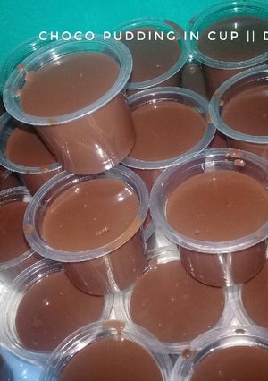 Foto resep Choco pudding in cup