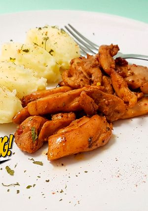 Una foto de Pollo con Aliño Thai