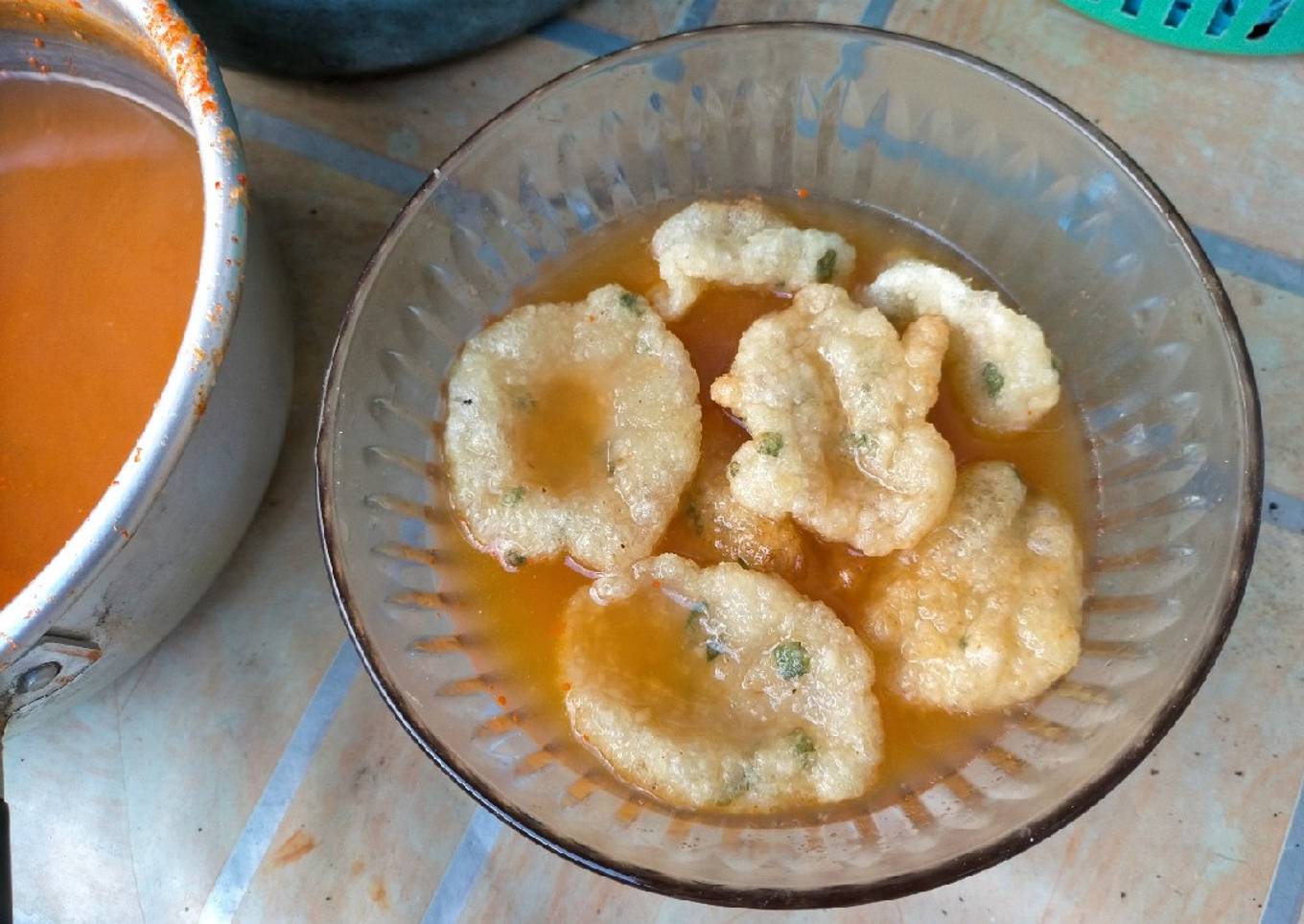 Resep Cireng Kuah Asam Manis Pedas Anti Gagal