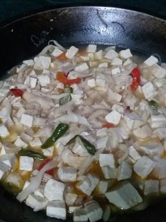 Foto resep Tumis tahu putih + jamur