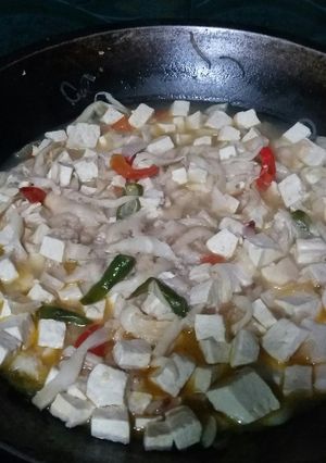 Foto resep Tumis tahu putih + jamur