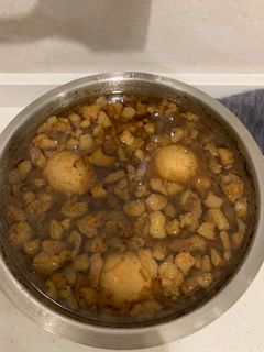 電鍋滷肉(燥)飯 的食譜成品照片
