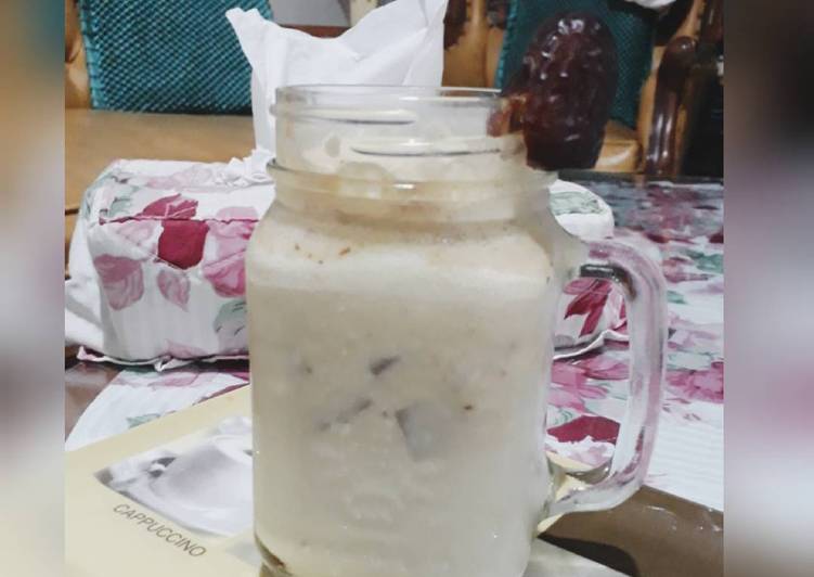 Milk Shake Kurma Nata de Coco #KamisManis