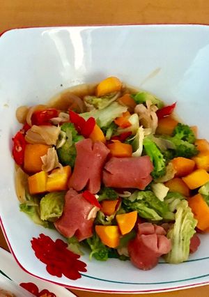 Foto resep Cah Brokoli Sosis Ala Ala