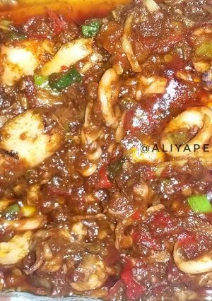 Foto resep Cumi masak bumbu sate