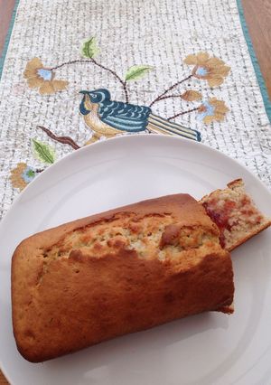 A picture of Banana and caraway loaf.