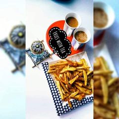 A picture of Fries with Tea.