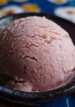 Hình của món Kem dâu tươi.
