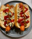 Hot dog με λουκάνικο Φρανκφούρτης και ψωμάκι brioche!