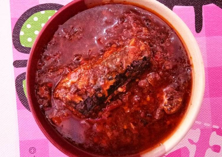 Resep Sambal ikan sarden, Enak