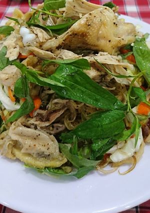 Hình của món Gỏi gà.