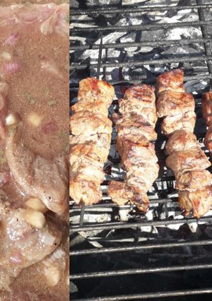 Une photo de Marinade pour brochette de bœuf
