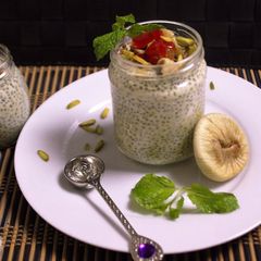 A picture of Healthy Chia & Fig Pudding.