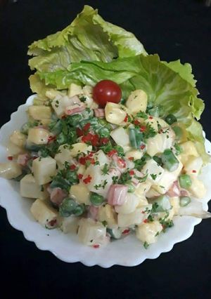 A picture of My Christmas Russian Salad.