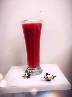 عکسی از دستور نوشیدنی هندوانه و گلاب 🍉