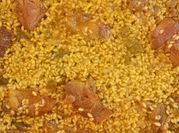Una foto de paella montaña