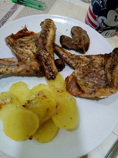 Una foto de Conejo al horno
