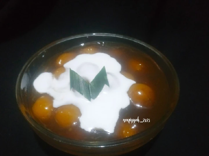 Cara Gampang Menyiapkan Resep 256. Kolak candil ubi kuning (tepung tapioka) yang  Bikin Ketagihan Anti Ribet, Lezat