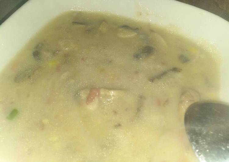 Easiest Way to Cook Tasty Creamy potato veggy soup