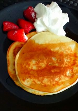 A picture of Ricotta pancakes.