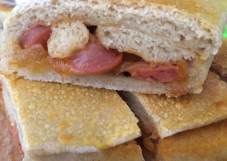 Resep Stuffed bread with Sausage, Bisa Manjain Lidah