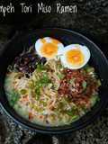 Tempeh Tori Miso Ramen with Instant Noodle