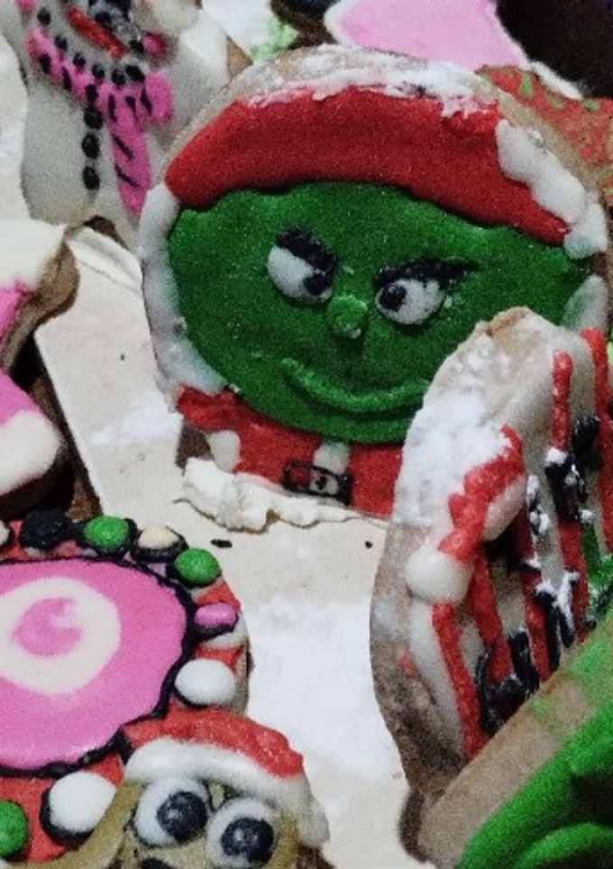 Una foto de Galletitas de masa de jengibre para Navidad!!🥂🍾🍾