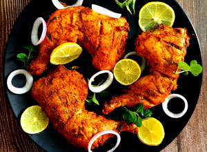 A picture of Grilled Tandoori Chicken.