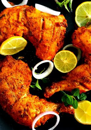 A picture of Grilled Tandoori Chicken.