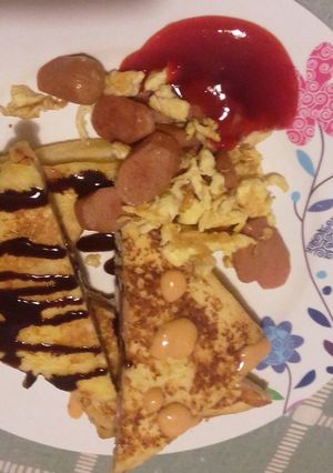 Foto resep French toast ala hujan