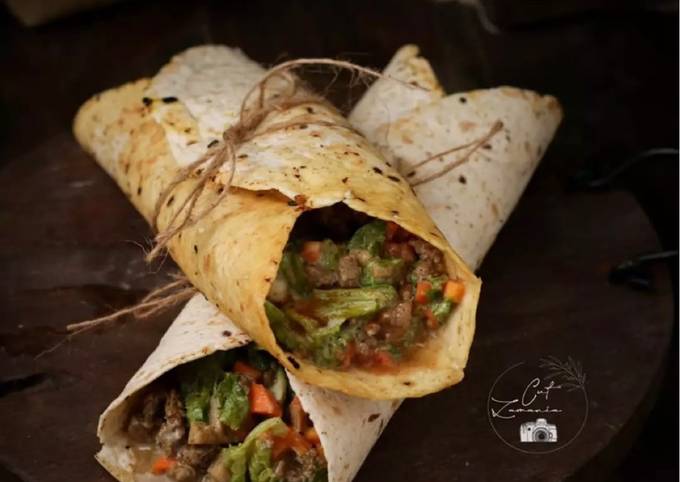 Anti Ribet, Bikin Tortilla beef kebab Simpel