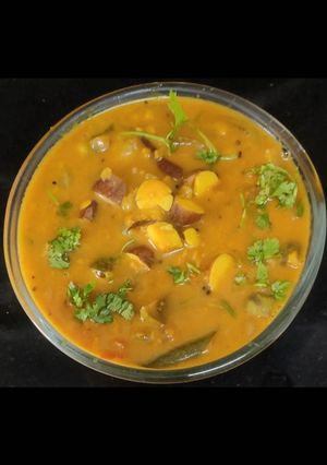 A picture of Jackfruit seeds gravy.