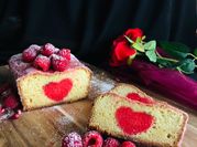 A picture of heart cakes