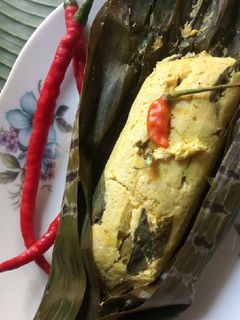 Foto resep Pepes tahu telur teri medan