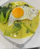 Mỳ chay bí đỏ cùi dừa